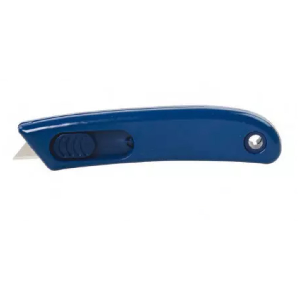 Detectable retractable standard cutter
