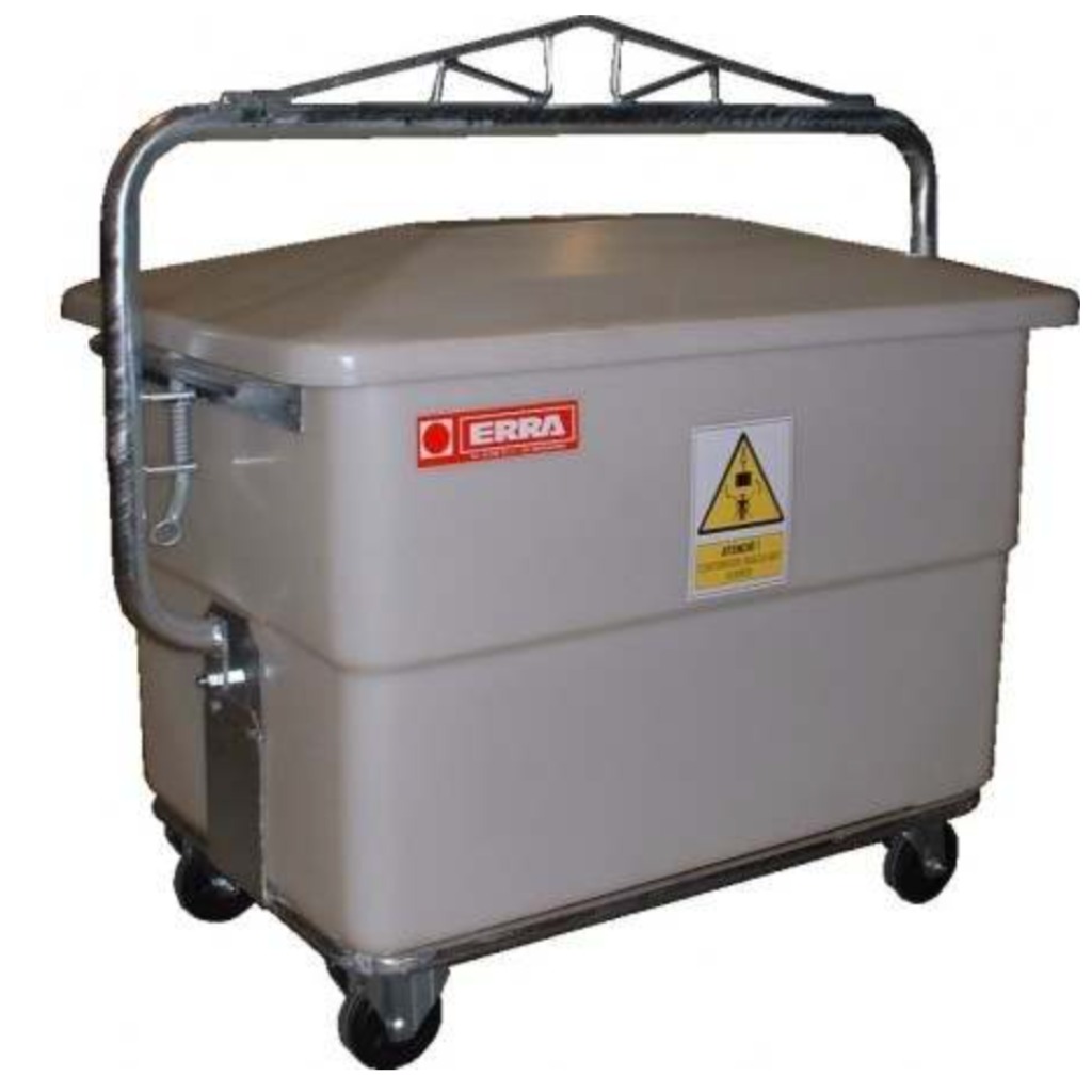 Conteneur de 440 L - basculement avec gâchette