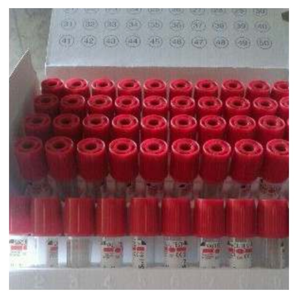 Probówki Vacutest 4,5 ml - 50 sztuk